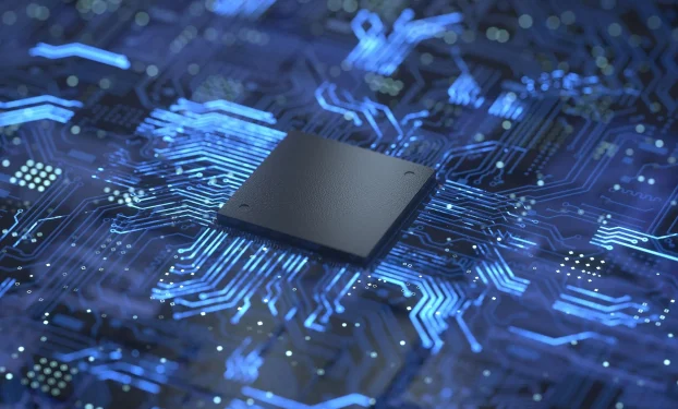 Macro Shot of a Circuit Board